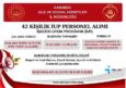 42 KİŞİLİK İŞGÜCÜ UYUM PROGRAMI (İUP) PERSONEL ALIMI BAŞVURULARI BAŞLADI