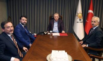 Cem Şahin ve Ali Keskinkılıç Cumhurbaşkanı Erdoğan’la Buluştu