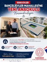 5000 Evler Bahçelievler Mahallesi’ne Yeni Anaokulu Kazandırılıyor