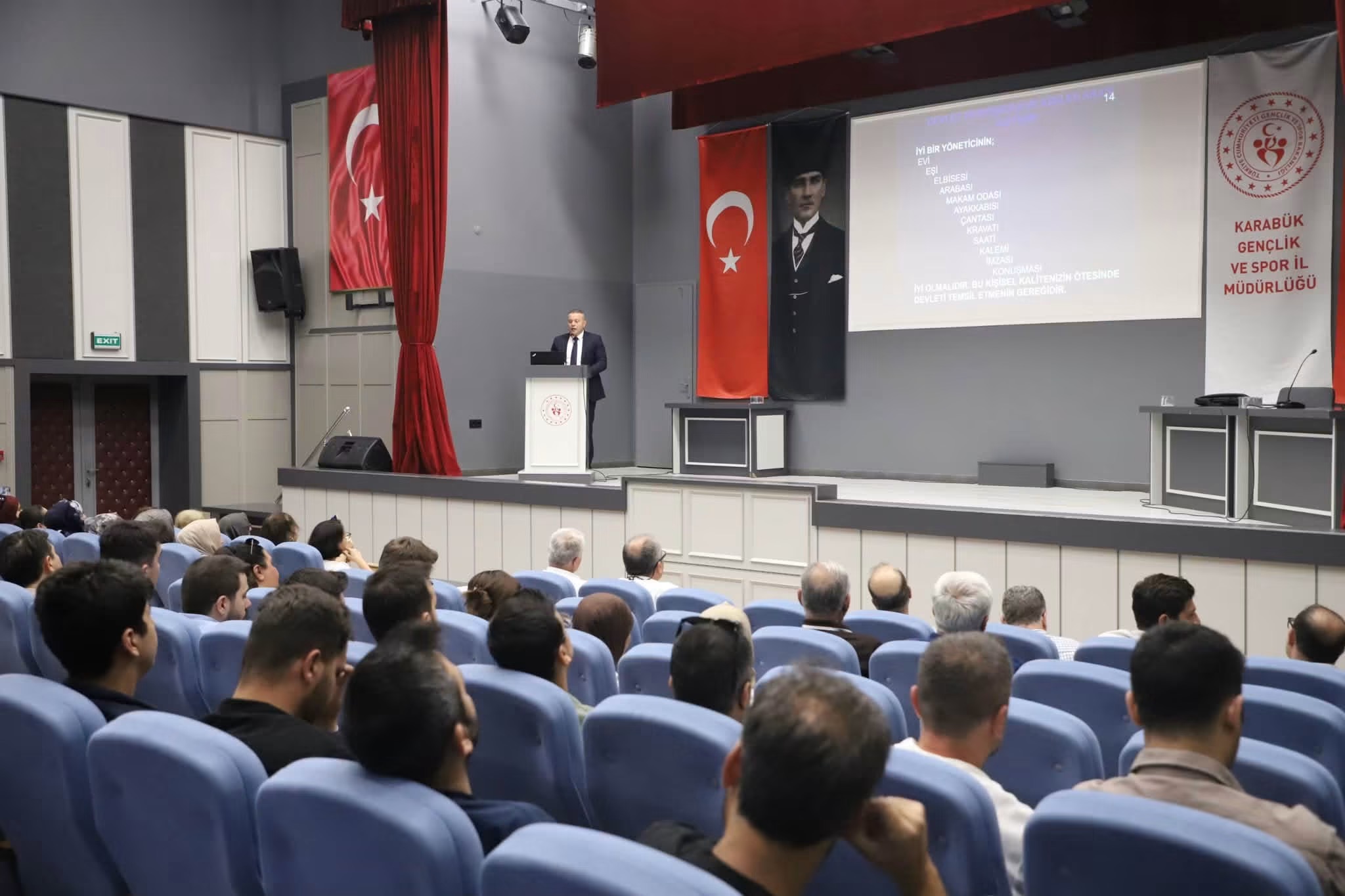 Karabük Gençlik ve Spor İl Müdürlüğü Personeline Hizmet İçi Eğitim Düzenlendi