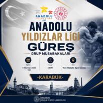 KARABÜK, ANADOLU YILDIZLAR LİGİ GÜREŞ GRUP MÜSABAKALARINA EV SAHİPLİĞİ YAPIYOR