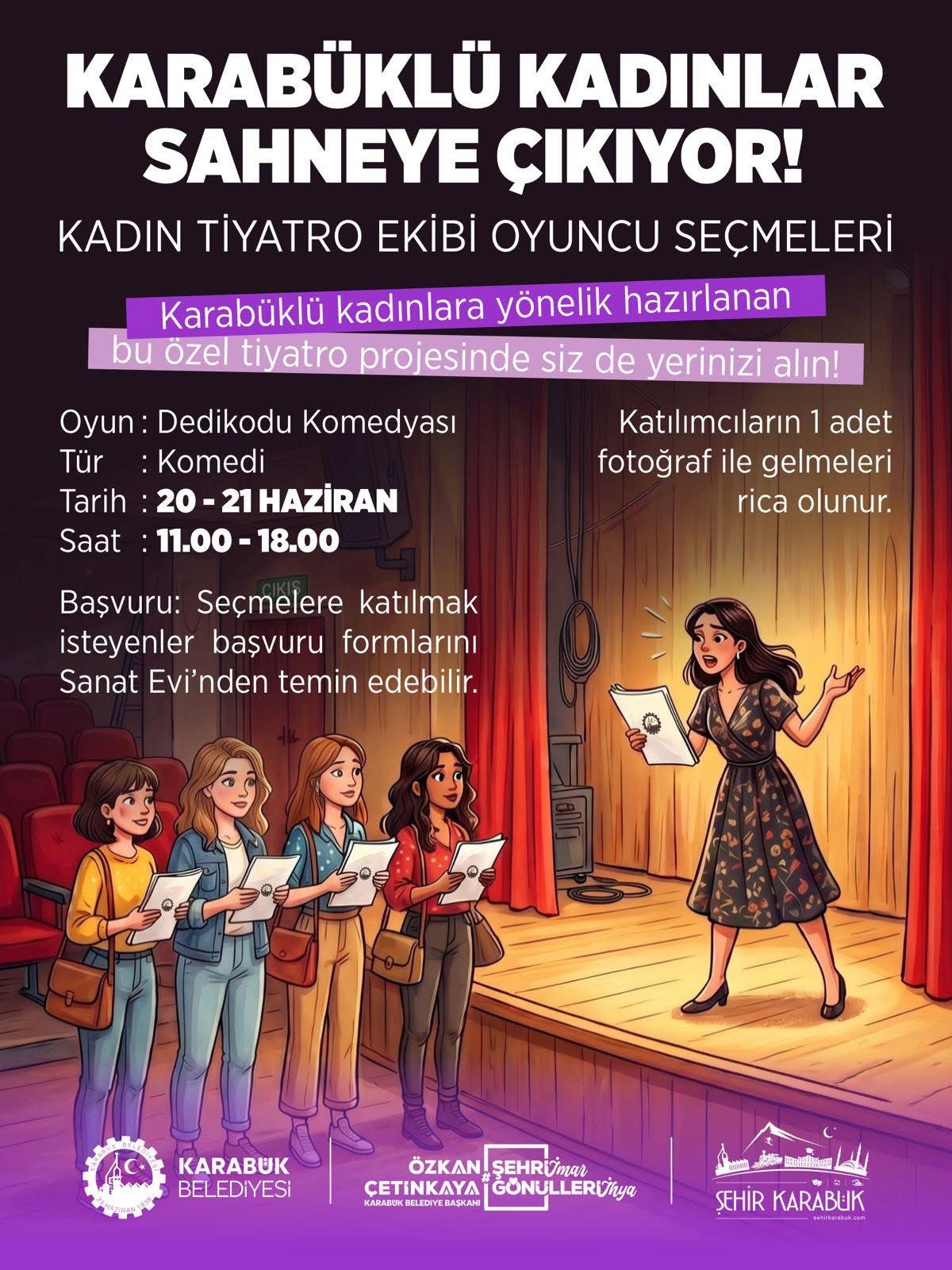 Karabük’lü Kadınlar Sahneye Çıkıyor