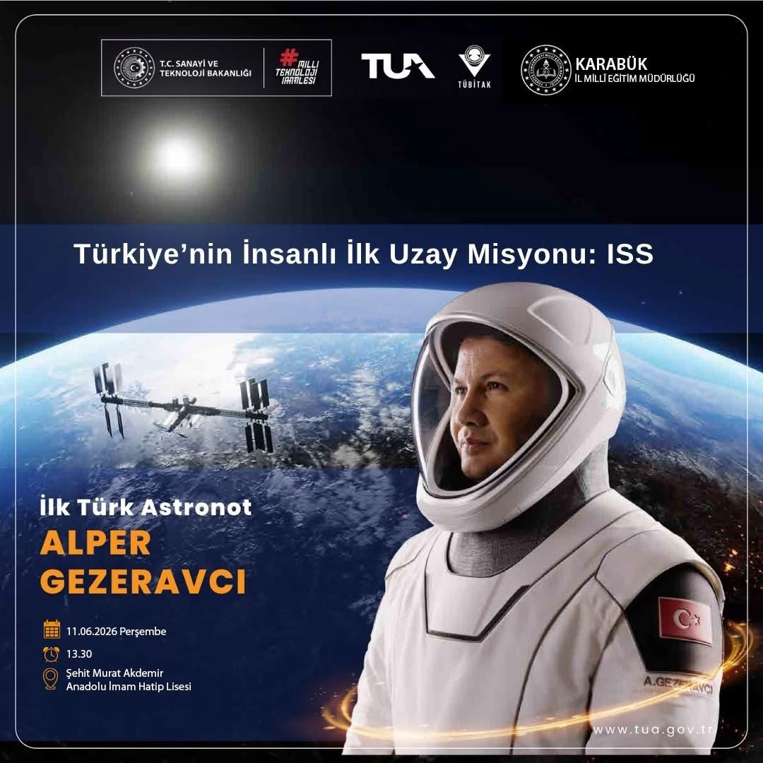 İlk Türk Astronot Alper Gezeravcı’yı Karabük’te Misafir Ediyoruz