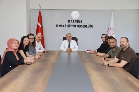 Millî Eğitim Müdürü Nevzat Akbaş, STEM Çalıştayında Görev Alan Öğretmenlerle Buluştu