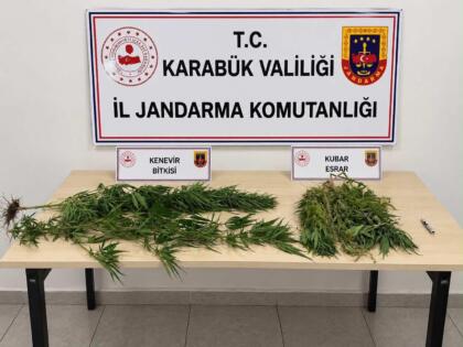Karabük’te Jandarmadan Yasaklı Madde ve Kaçakçılık Operasyonu