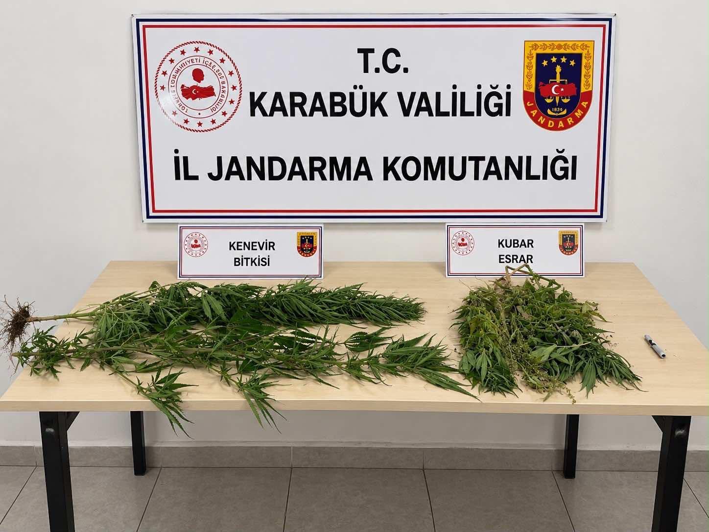 Karabük’te Jandarmadan Yasaklı Madde ve Kaçakçılık Operasyonu