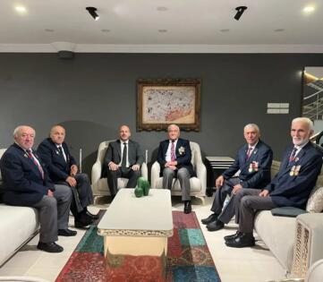 Muharip Gaziler Derneğinden Yeniden Refah Partisi İl Başkanı İsmail Özer’e Ziyaret
