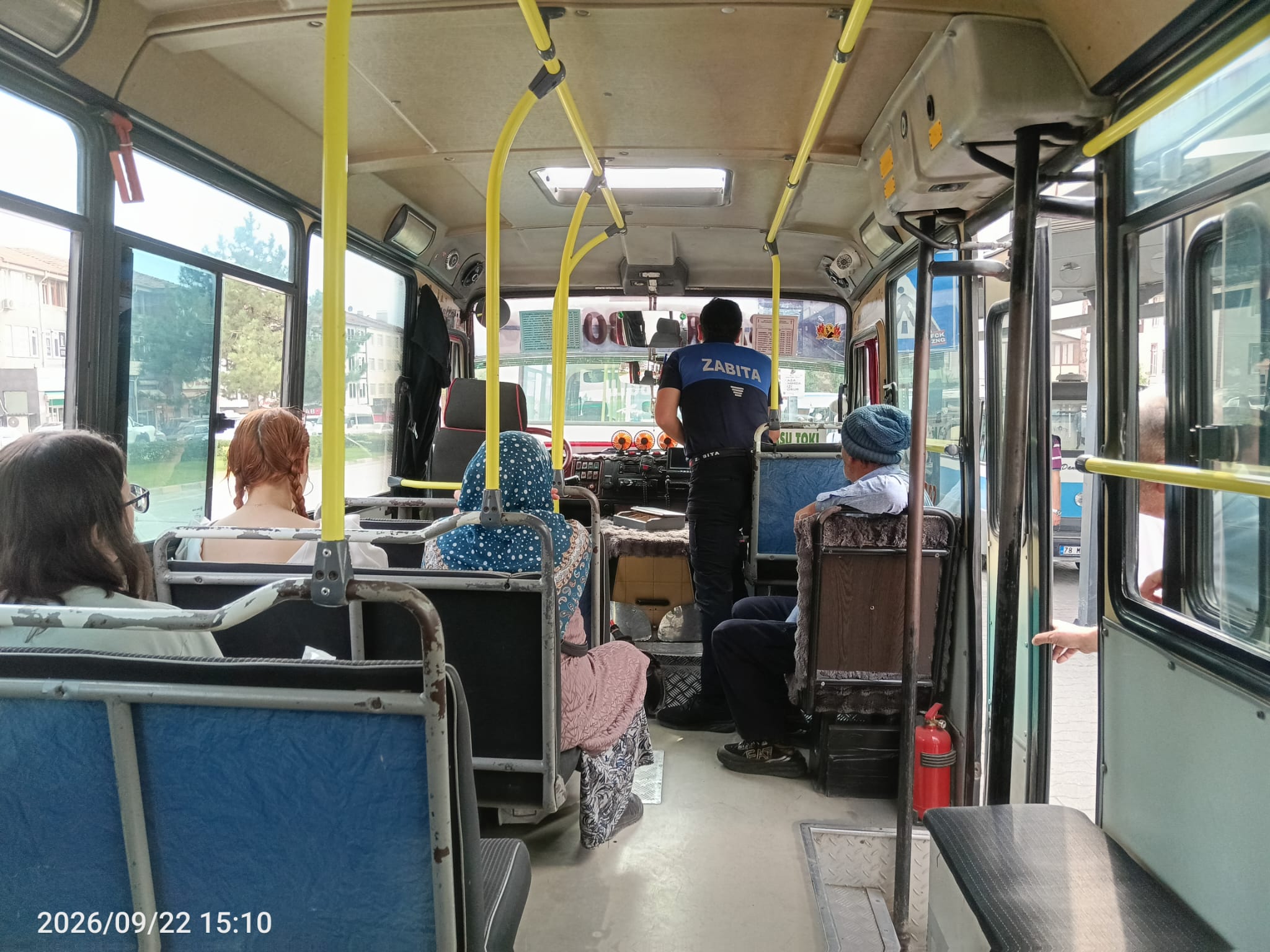 Safranbolu’da Minibüslere Hijyen ve Ruhsat Denetimi